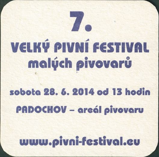 Pivovar Padochov 7. VELKÝ PIVNÍ FESTIVAL