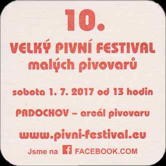 Pivovar Padochov 10. VELKÝ PIVNÍ FESTIVAL