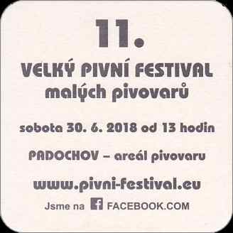 Pivovar Padochov 11. VELKÝ PIVNÍ FESTIVAL